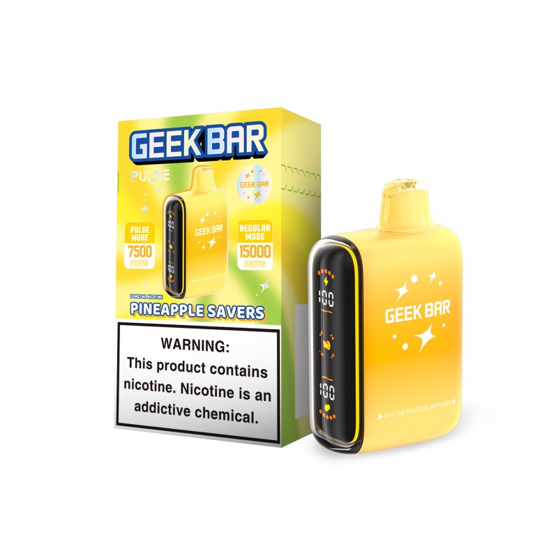 GEEK BAR PULSE 5% DISPOSABLE 15000 SAVERS EDITION  PUFFS BOX OF 5