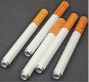 2* METAL CIGARETTE CIGARETTE TOBACCO HAND PIPE 55MM BOX OF 100