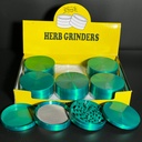 HERB GRINDERS LARGE BLAIN ASSORTED COLORS