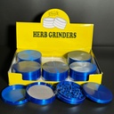 HERB GRINDERS LARGE BLAIN ASSORTED COLORS