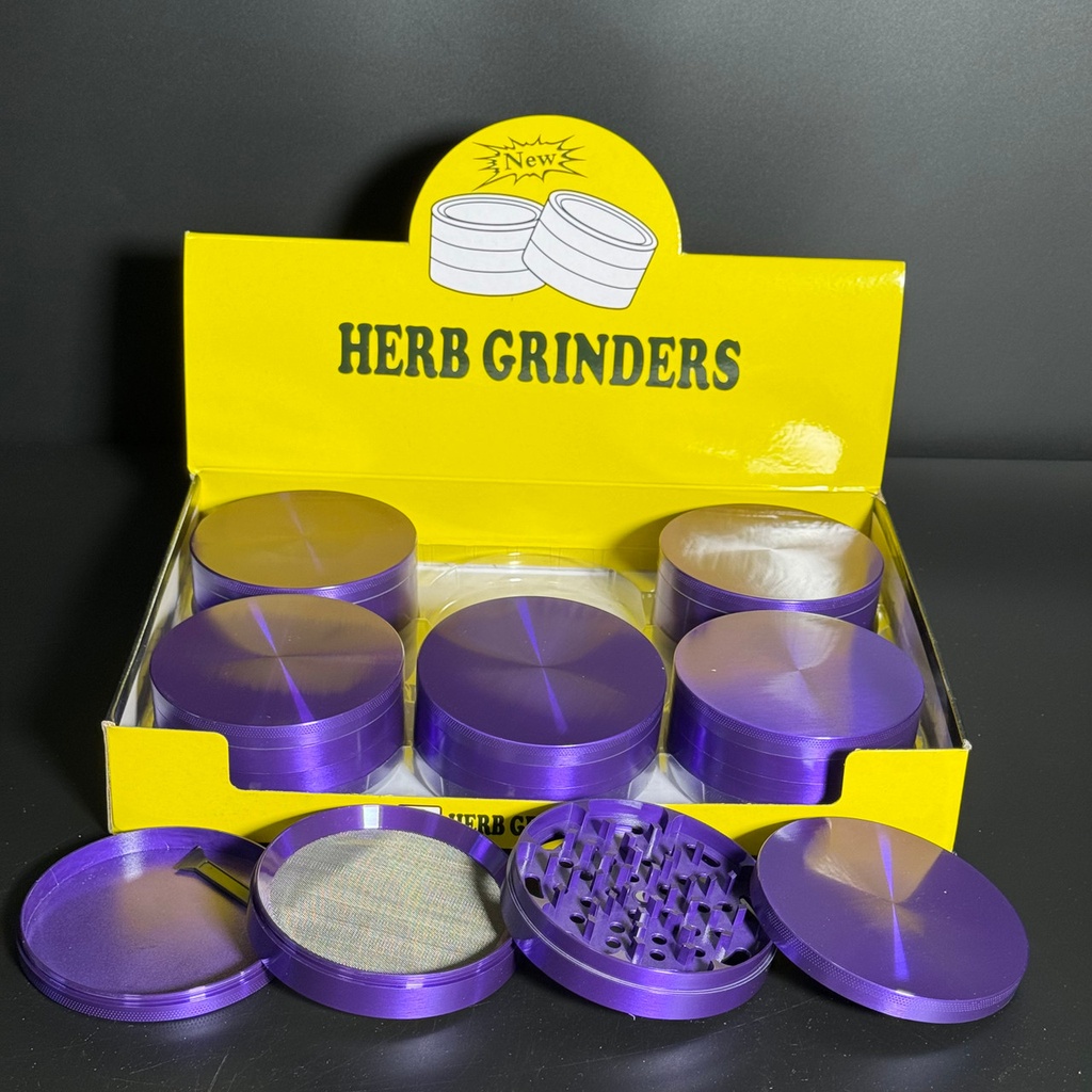 HERB GRINDERS LARGE BLAIN ASSORTED COLORS
