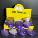 HERB GRINDERS LARGE BLAIN ASSORTED COLORS