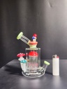 GLASS WATER PIPE HY-089 Y ASSORTED COLORS