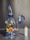 GLASS WATER PIPE  EG-59 ASSORTED COLORS