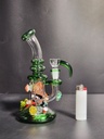 GLASS WATER PIPE EG-62 ASSORTED COLORS