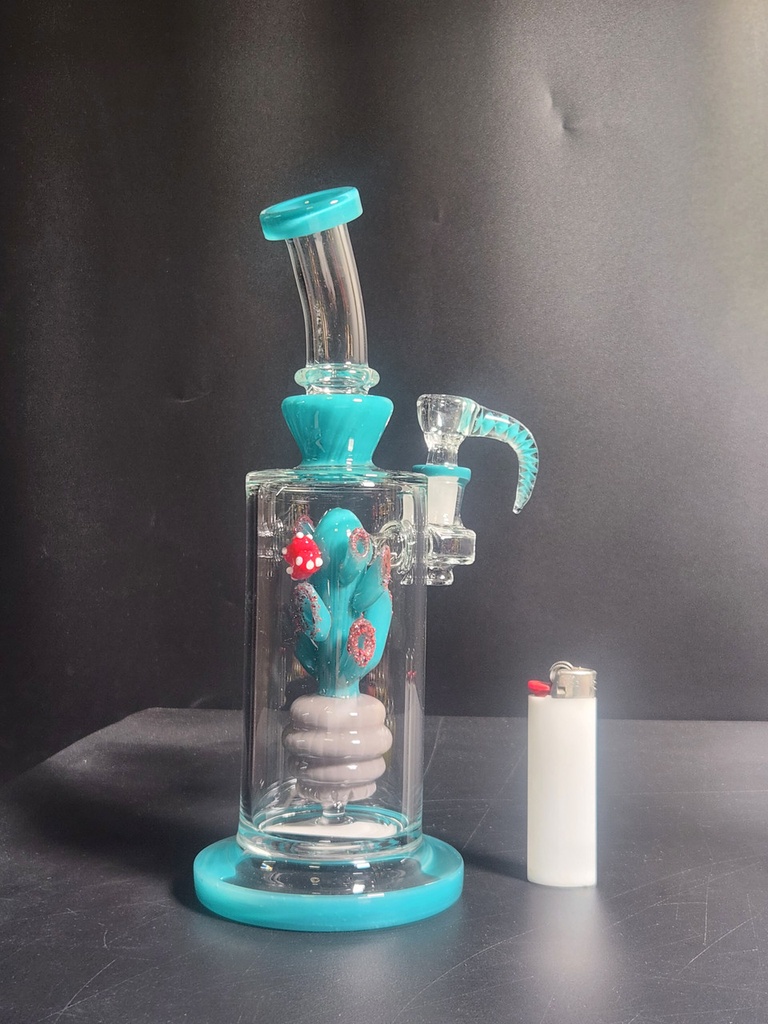 GLASS WATER PIPE BS02G ASSORTED COLORS