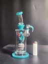 GLASS WATER PIPE BS02G ASSORTED COLORS