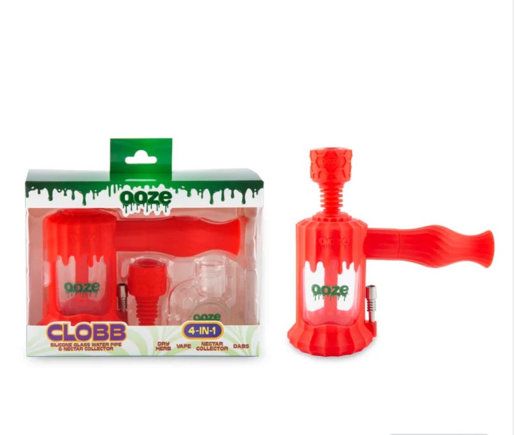 OOZE CLOBB SILICONE WATER PIPE & NECTAR COIIECTOR