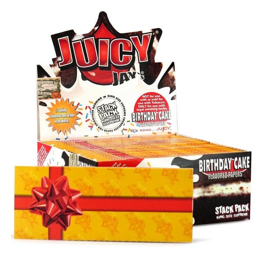 JUICY JAY'S BIRTHDAY CAKE STACK PACK KING SIZE SUPREME