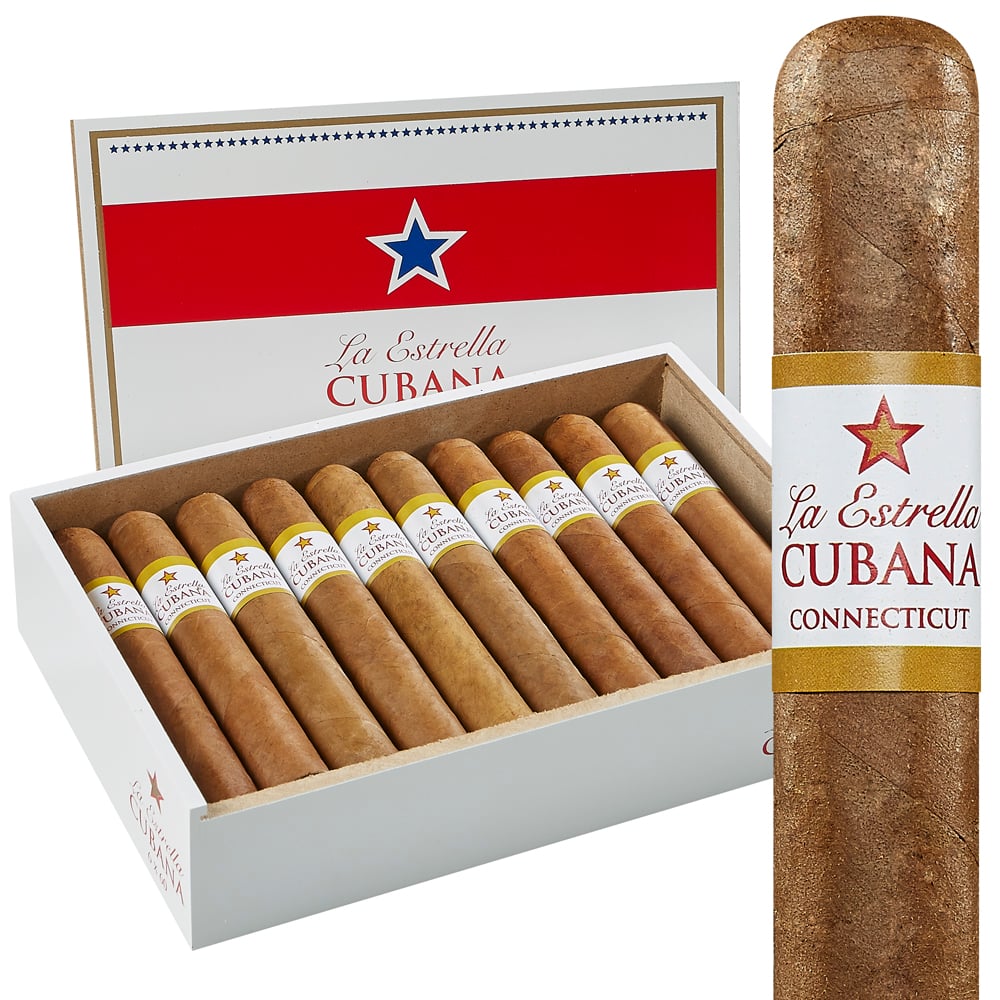 LA ESTRELLA CUBANA CONNECTICUT CHURCHILL CIGARS 7X48 20