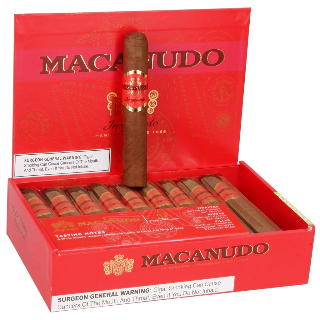 MACANUDO NSPIRADO ORANGE ROBUSTO 5+50BOX(20)