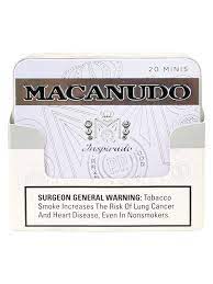 MACANUDO INSPIRADO WHITE MINIS 3X205TINS OF 20 (100)