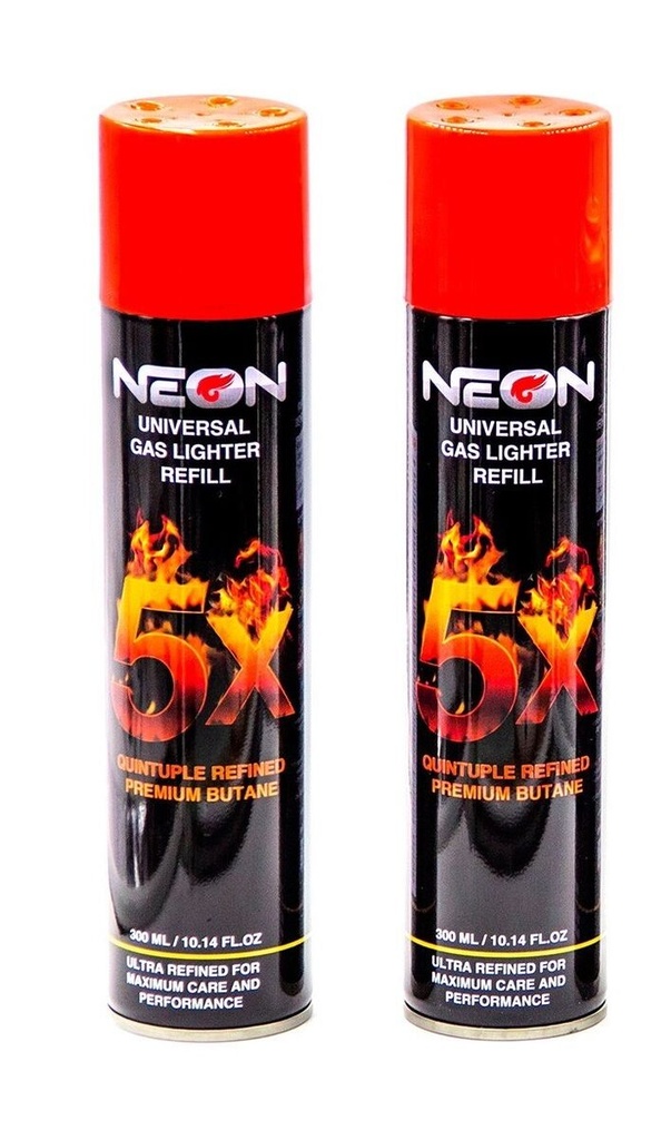 NEON 5X PREMIUM BUTANE 300ML BOX OF 12