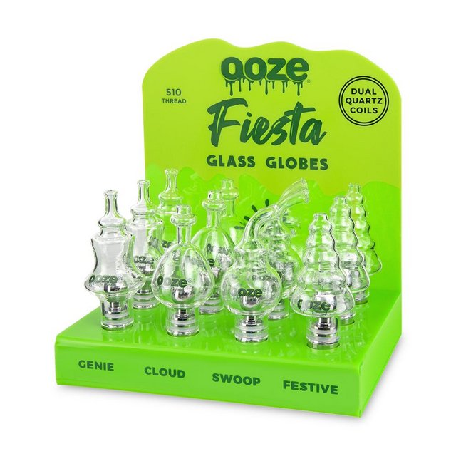 OOZE FIESTA GLASS GLOBES 12CT