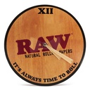 RAW WOODEN WALL CLOCK