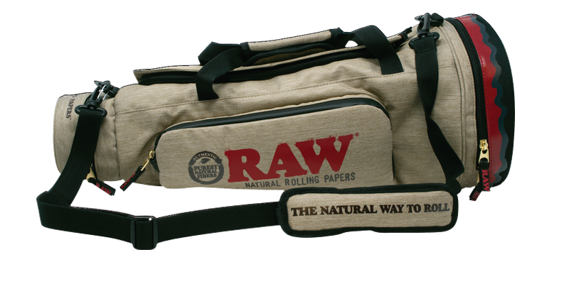 RAW X ROLLING PAPER CONE DUFFEL BAG