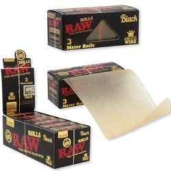 RAW CLASSIC KING SIZE WIDE 3 METER ROLLS BOX OF 12