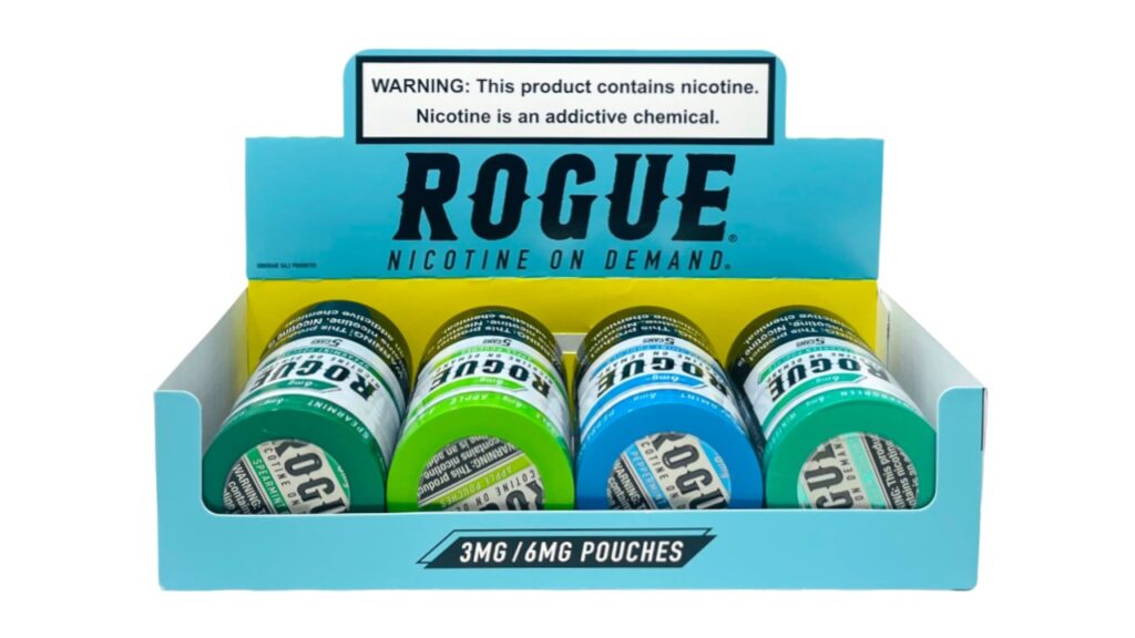 ROGUE NICOTINE POUCHES 3MG/6MG COMBO 20CT DISPLAY