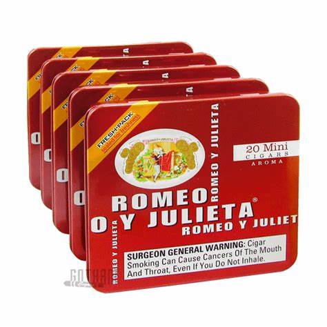 ROMEO Y JULIETA MINIS AROMA RED 20X27(50)