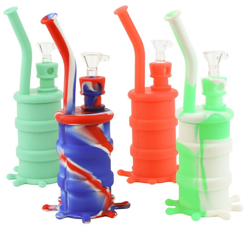 SILICONE PIPE 8.5″ ASSORTED COLORS