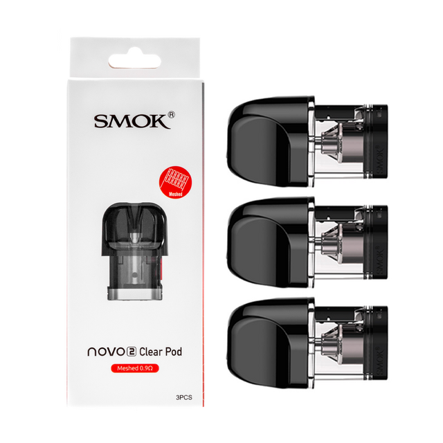 SMOK NOVO 2 CLEAR POD MESHED 0.8OHM 3CT