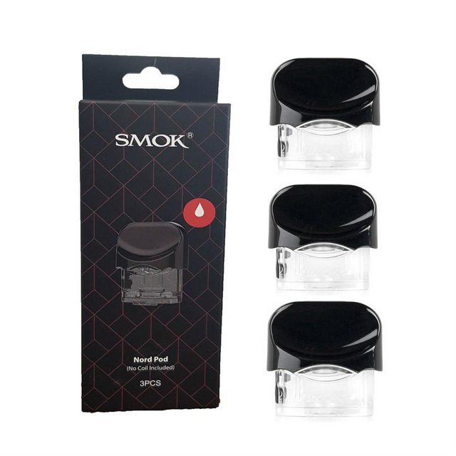 SMOK NORD POD BLACK (NO COIL INCLUDED) 3CT