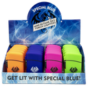 SPECIAL BLUE CLASSIC RUBBER TORCH LIGHTERS LT104 BOX OF 20