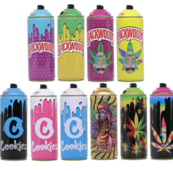 TECHNO TORCH #19017 SPRAY CAN TORCH LIGHTER ASSORTED DESIGNS BOX OF 6