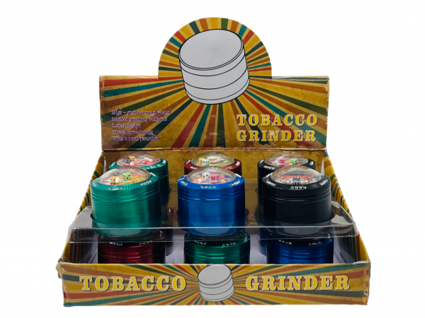 TOBACCO GRINDER 4 PARTS GRZ119Z-SZ BOX OF 12