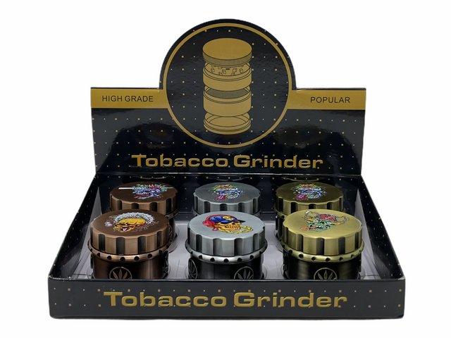 TOBACCO GRINDER GRZ117K-1MY-CP BOX OF 6