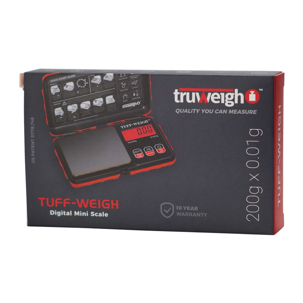 TRUWEIGH TUFF-WEIGHT MINI SCALE 1000G X 0.1G RED