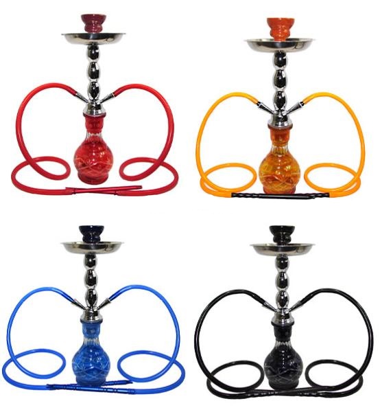 ZEBRA C2 2-HOSE HOOKAH WITH TRAVELING CASE ASSORTED