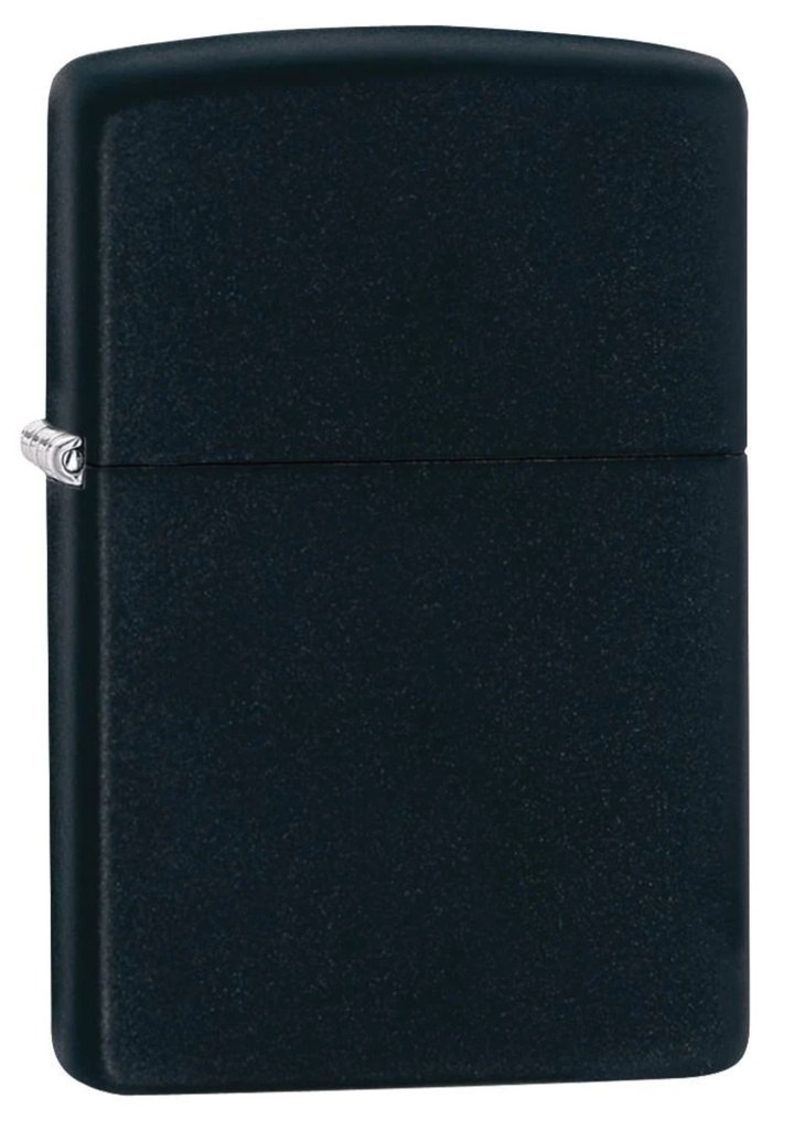 ZIPPO LIGHTER REGULAR BLACK MATTE DESIGN 218