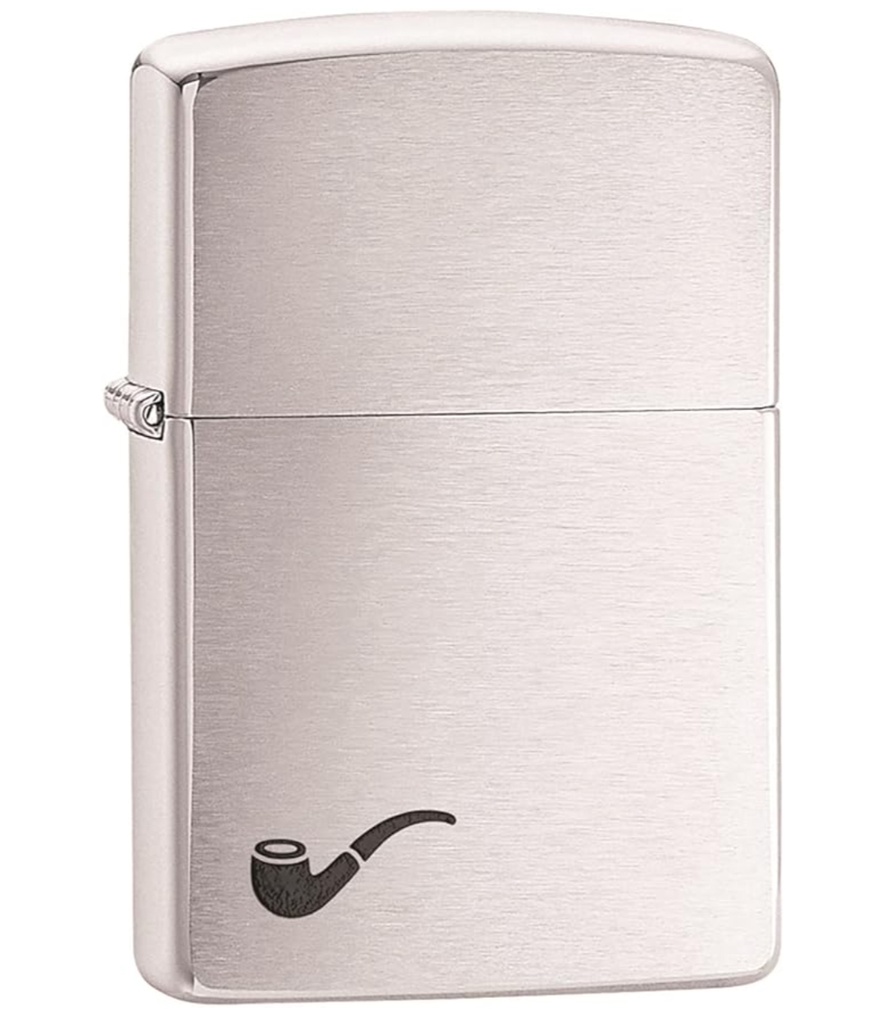 ZIPPO LIGHTER BR FIN PIPE DESIGN 200PL