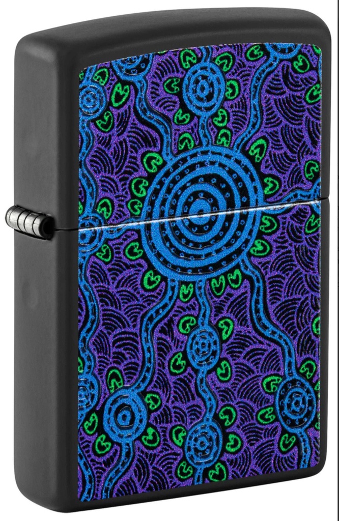 ZIPPO LIGHTER JOHN SMITH GUMBULA DESIGN 48965