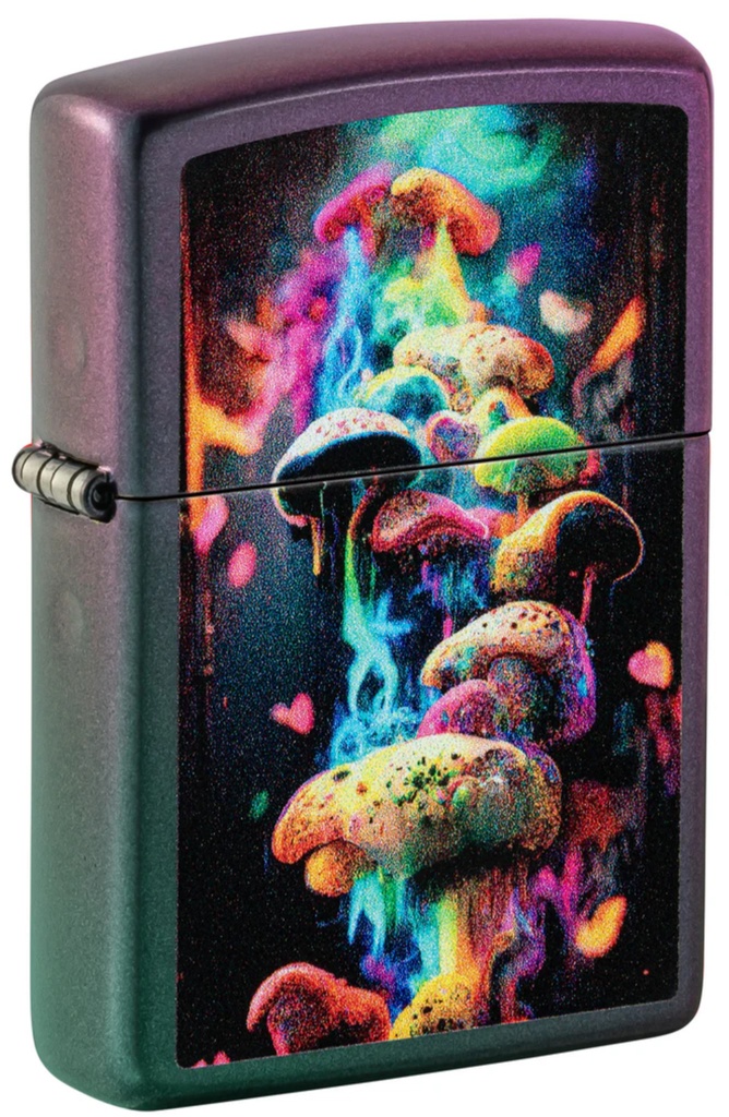 ZIPPO LIGHTER MUSHROOMS DESIGN 48929