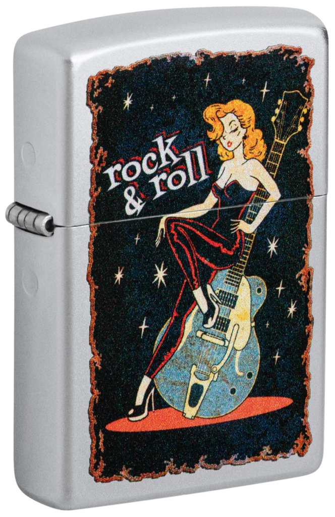 ZIPPO LIGHTER COOL CHICK DESIGN 48930