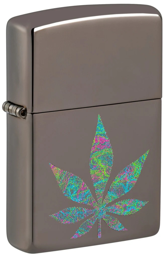 ZIPPO LIGHTER FUNKY CANNABIS DESIGN 48578