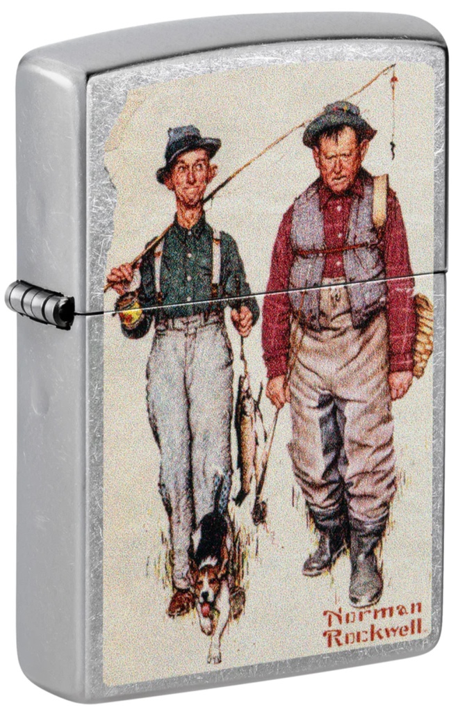 ZIPPO LIGHTER NORMAN ROCKWELL DESIGN 48987