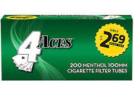 4ACES CIGARETTE TUBES 200CT