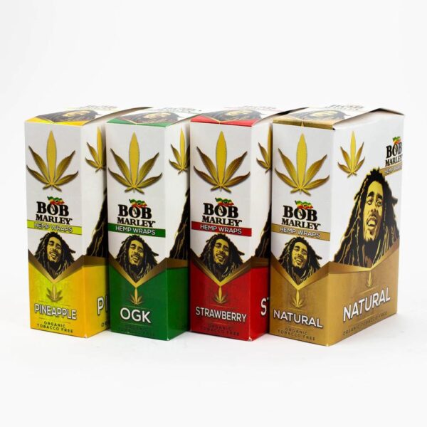 BOB MARLEY HEMP WRAPS 2CT 25 PER CARTON