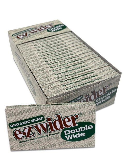 EZ WIDER ORGANIC HEMP PAPERS BOX OF 24