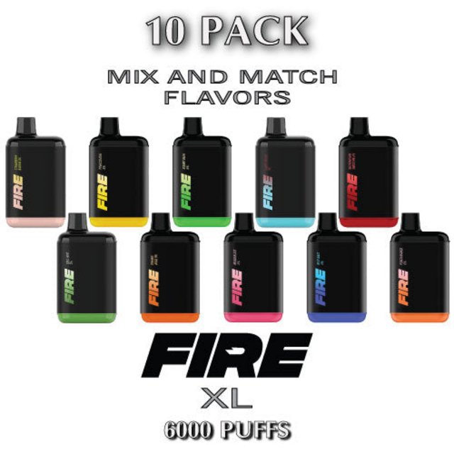 FIRE XL 5% DISPOSABLE 6000 PUFFS BOX OF 10