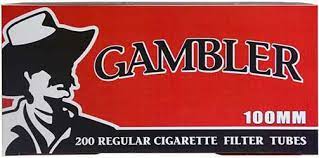 GAMBLER CIGARETTE TUBES 200CT PACK OF 5