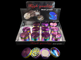 HIGH QUALITY METAL GRINDER DISPLAY 6CT