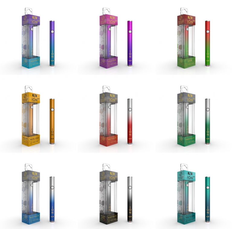 ION SLIM BATTERY 510 THREAD 320MAH ADJUSTABLE VOLTAGE