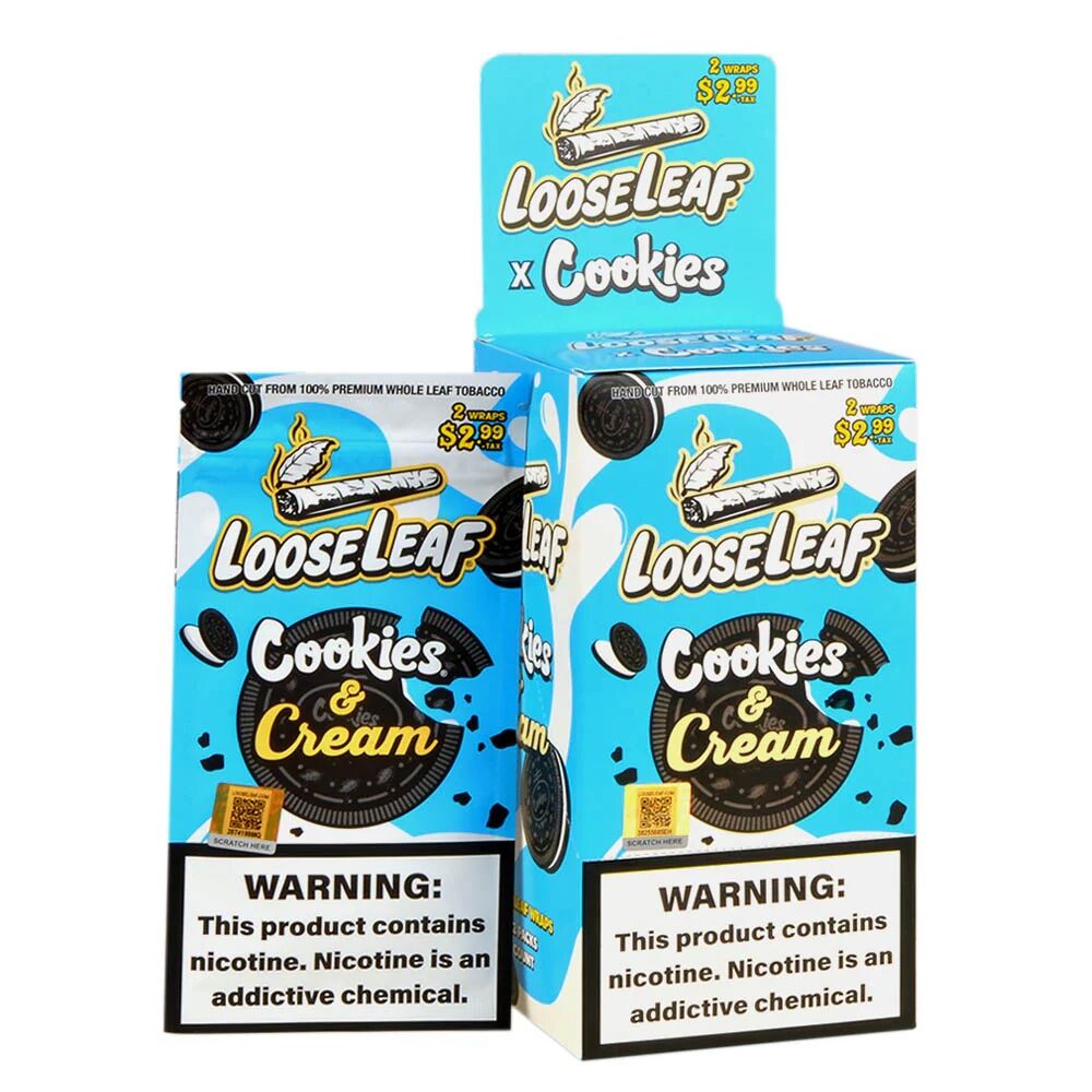 LOOSE LEAF NATURAL LEAF WRAPS 2CT BOX OF 20