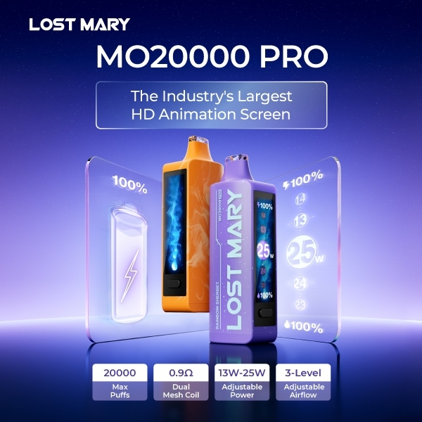 LOST MARY MO20000 PRO 5% DISPOSABLE BOX OF 5