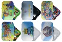 METAL TRAY WITH 3D HOLOGRAPHIC TRAY COVER ASSORTED DESIGNS