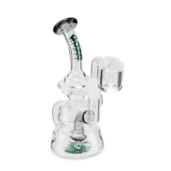 OOZE MINI DAB RIG HAND BLOWN GLASS WATER PIPE